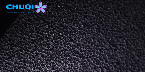 activated carbon laminated synthetic fiber filter media