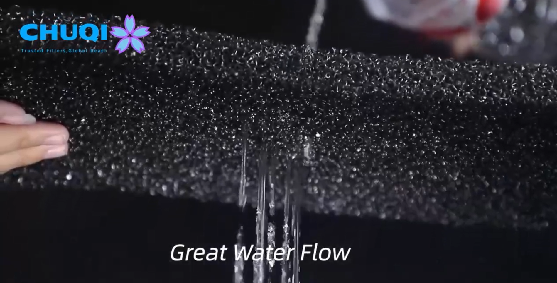 carbon laminated media with metal mesh support