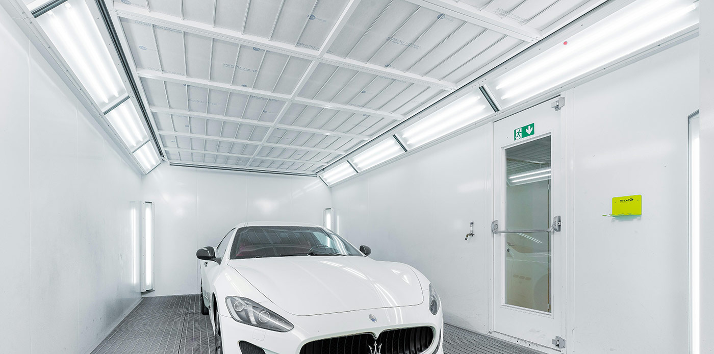 perfect laminar airflow automotive spray booth