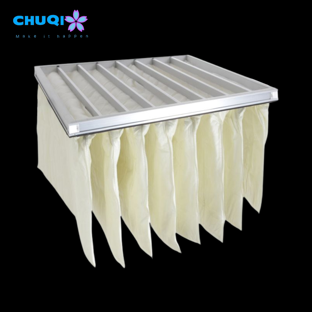 Medium Air Filters (F-series) f7 synthetic pocket filter header frame