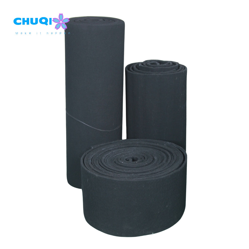 powdered activated carbon filter fiber matrix